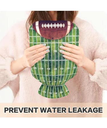 Naanle Sport American Football Heat Bottle - 1L Transparent Hot Water Bottle for Pain Relief & Cold Therapy - Ideal Bed Warmer for Hands & Feet - Buy Online on GoSupps.com