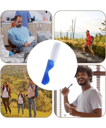 Fulenyi Travel Toothbrush | Portable Foldable Manual Toothbrush with Lid for Camping & Vacation | Best Travel Dental Care - Buy Online on GoSupps.com