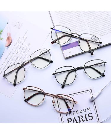 DOOViC Blue Light Filter Reading Glasses - Metal Frame SZ6607S - Large Lenses - Silver 1.5x - International Shipping Available - Buy Online on GoSupps.com
