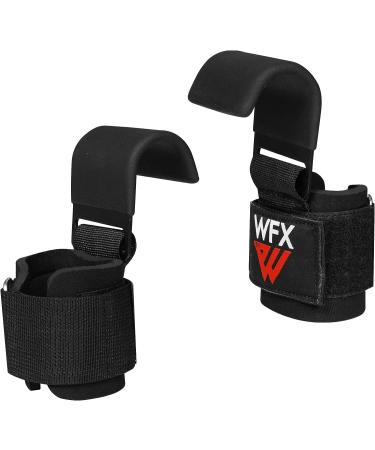 Weight Lever Hook - Rubber-Coated Slipproof Handles & 7mm Neoprene Wrist Cushion | Strength Training & Weight Lifting Gear - Buy Online on GoSupps.com