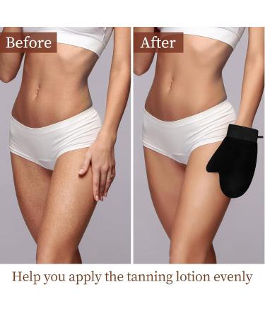  koStamm 2 Pack Self Tanning Mitt - Elastic Wrist Tanning Gloves Prevents Staining Tanning Mitt Applicator for Tanning Mousse or Lotion - Buy Online on GoSupps.com