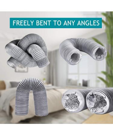 HG Power Exhaust Hose 150mm x 5m - Flexible PVC Aluminum Tube for Sound Insulated Ventilation & Exhaust Air Valves - Buy Online on GoSupps.com