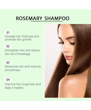 ZLHHRZJX Rosemary Hair Growth Shampoo Thickening and Strengthening Shampoo/Poo to Combat Hair Loss for Women and Men Natural Shampoo/Poo to Combat Hair Loss Gentle Ingredients - Buy Online on GoSupps.com