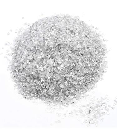 2.2lb Reflective White Glass Gravel Pebbles for Resin Art, Aquariums & Gardens - Buy Online on GoSupps.com