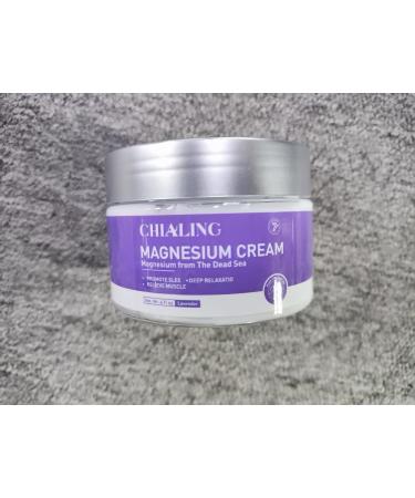 DeadMagnesium Cream Magnesium Lotion from The Dead Sea - Natural Ingredients - Made in USA - Use Day and Night Lavender Magnesium Cream 4 oz - Buy Online on GoSupps.com