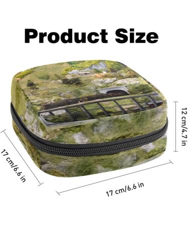 Menstrual Bag with Zipper - Stylish Ladies Napkin & Tampon Collection Bag for Women & Girls | International Shipping - Buy Online on GoSupps.com