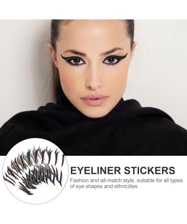 Healvian 40 Pairs Eyeliner Adhesive Stickers Stiker Stich Stickers Double Eyelid Tapes Decal Stickers Plastic - Buy Online on GoSupps.com