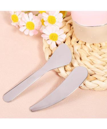Buy Beaupretty 2pcs Cosmetic Spatula Set - Mini Facial Cream Spoon & Stainless Steel Spatula for Skincare | International Shipping Available - Buy Online on GoSupps.com