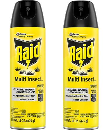 Raid Multi Insect Killer, 15 OZ (Pack - 2)