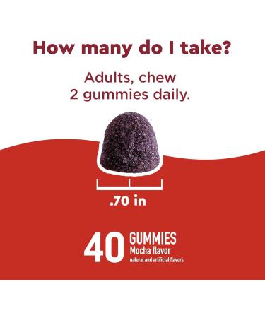 Nature Made Wellblends EnergyMAX Gummies Fast Acting Caffeine CoQ10 & Vitamin B12 1000mcg Energy Support Gummy Vitamins Nature Made Gummies 40 Count - Buy Online on GoSupps.com