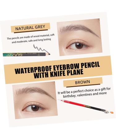 Mipcase 12pcs Lip Liner Eyeliner Eyebrow Pen Eyebrow Liner Makeup Accessory Water Proof Makeup Pen - Buy Online on GoSupps.com