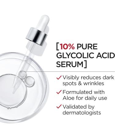 L Or al Paris Glycolic Acid Face Serum Revitalift Triple Power LZR & 12% Pure Vitamin C Face Serum + Vitamin E + Salicylic Acid - Buy Online on GoSupps.com