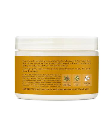SheaMoisture Raw Shea Butter Body Scrub - 11.3 oz - Buy Online on GoSupps.com