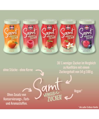 Buy Schwartau Samt Less Sugar Strawberry Fruit Spread - Reduced Sugar 255g | International Shipping Available - Buy Online on GoSupps.com