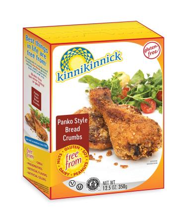 Kinnikinnick Gluten Free Panko Style Bread Crumbs, 12.5oz/350g (Pack of 6)
