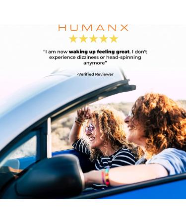 VertiGone - USA Third Party Tested Vertigo Supplement for Relief from Dizziness, Nausea, and Spinning Sensations - Inner Ear Balance by Humanx - Buy Online on GoSupps.com