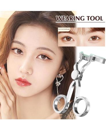 Premium Stainless Steel Contact Lens Applicator & Remover | WOTEG Eye-Lid Stretcher Tool for Easy Lens Insertion & Removal - Buy Online on GoSupps.com