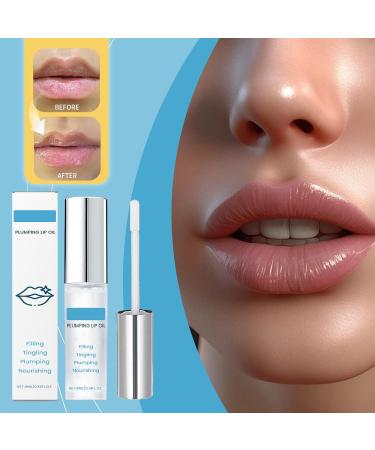 Plumping Lip Serum Deeply Moisturizing & Repair for Dry Cracked Lips Long lasting hydration all day protection portable lightweight formula 4ml - Buy Online on GoSupps.com