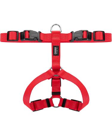 Chaba Guard Dog Harness for Small Dogs - Anti-Zug & Choking Relief Adjustable & Lightweight Perfect for Running - Classic Red - Buy Online on GoSupps.com