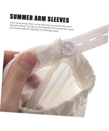 SAFIGLE Manchons De Bras Pour Cyclisme Protection Solaire Respirants Et Doux Pour Peau Couvre-bras Ext rieur Blanc - Buy Online on GoSupps.com