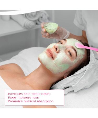 200 Sheets Disposable Plastic Face Sheet Masks - Moisturizing Facial Mask Set with Spatula for Skin Care & DIY Spa - Buy Online on GoSupps.com