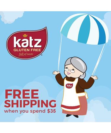 Katz Gluten Free Triple Chocolate Donuts - Dairy, Nut, Soy, Gluten Free, Kosher - 3 Packs of 6 Donuts (13 oz Each) - Buy Online on GoSupps.com