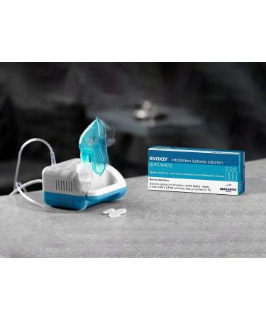 KNOXZY Isotonic 0.9% Sodium Chloride Inhalation Saline Solution - 20 x 2.5ml Vials - Pharmaceutical Grade - Buy Online on GoSupps.com