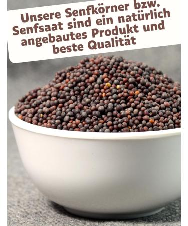Buy Organic Mustard Seeds 1kg | Premium Quality Mustard Grains for Indian & Asian Cuisine | Brown & Black Mustard Spice - Buy Online on GoSupps.com