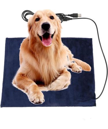 Buy Sueal 5V USB Heating Mat | Adjustable Temperature Pet Warmer Bed Pad for Dogs | Carbon Fiber Plush Winter Cloth - Buy Online on GoSupps.com