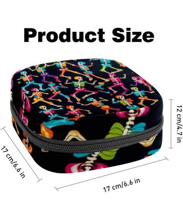 MUOOUM Neon Hearts Storage Bag for Women's Bandages & Menstrual Cups - Portable Cash Bag for Teenagers - Buy Online on GoSupps.com