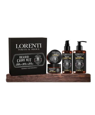 Beard Care Kit - Nourishing Shampoo Balm & Oil for Soft Shiny Beards | International Shipping Available - Buy Online on GoSupps.com