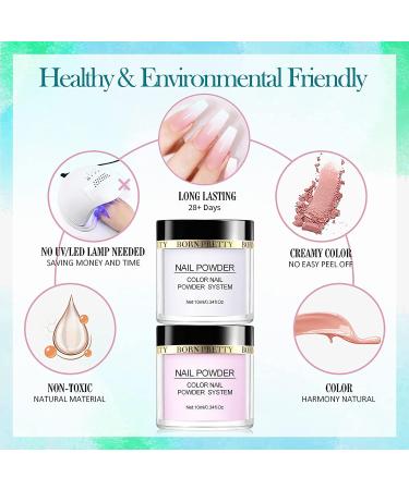 BORN PRETTY Acrylic Nail Kit 85Pcs Full Set - Pink White Clear Powder & Liquid for Quick Nail Extensions - Ideal for Beginners - Buy Online on GoSupps.com