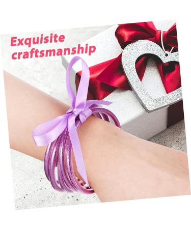 DIYEAH 60pcs Bracelet Ribbon Set 60 Pieces Girl Silica Gel Miss Gift - Buy Online on GoSupps.com