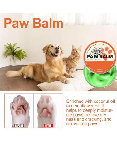 Dog Foot Balm Dog Feet Butter Soother Lickable Gentle Natural Hydrating Dog Paw Pad Moisturizer Heals & Repairs Dry Cracked Damaged Paws Gonipol - Buy Online on GoSupps.com