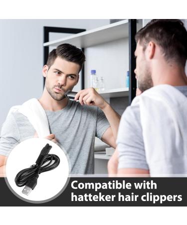 Compatible Charger Cable for Hatteker Beard Trimmers - 1.5M USB Shaver Replacement Lead with Cleaning Brush - Buy Online on GoSupps.com