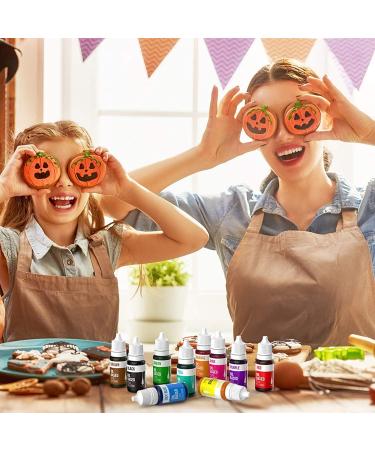 Upgraded Oil Based Food Coloring for Chocolate 10 Colors Oil Food Coloring for Candy Melts Edible Food Dye for Baking Cake Decorating Cookies Icing Fondant Meringues - .35 Fl. Oz Bottles 10 ml (Pack of 10) - Buy Online on GoSupps.com