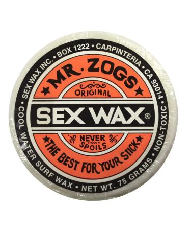 Mr Zogs Original Sexwax - Cool Water Temperature Coconut Scented (White) White - Coconut Scented