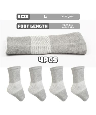 Buy Anti Fatigue Foot Sleeves - 2 Pairs Bamboo Compression Socks for Pain Relief & Ankle Support | Ideal for Sleeping - Buy Online on GoSupps.com