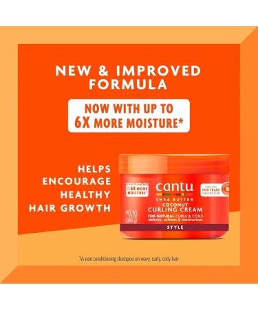 Cantu Moisturizing Curl Activator Cream 355 ml Cocount Oil Shine & Hold Mist 237 ml with Coconut Curling Cream 340 g TRIO BUNDLE - Buy Online on GoSupps.com