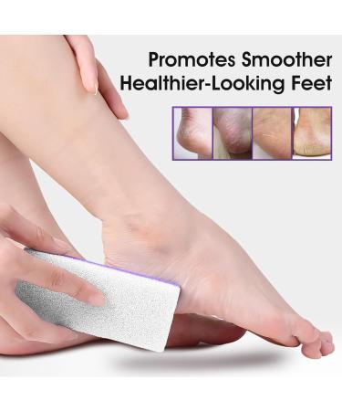 10 pi ces pierre ponce pour pieds dissolvant de callosit s double face et purateur de pieds-outils p dicure en mousse PU pour peaux mortes talons fissur s et peau rugueuse - Buy Online on GoSupps.com