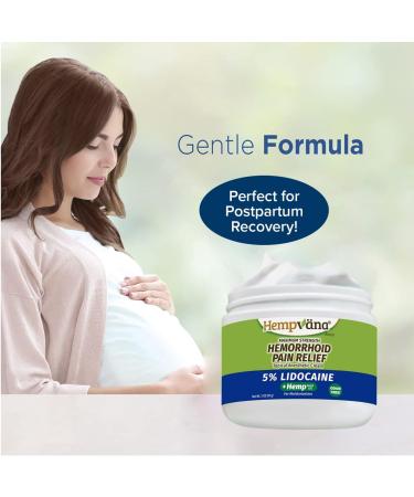 Hempvana Hemorrhoid 5% Lidocaine Pain Relief Cream AS-SEEN-ON-TV Relieves Itching Throbbing and Burning Discomfort Caused by Hemorrhoids Enriched w/ 100% Hemp Seed Oil Non-Greasy Odor-Free 3oz - Buy Online on GoSupps.com