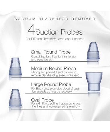 Project E Beauty Vacuum Blackhead Removal Therapy | Adjustable Suction Blackhead Extractor for Men & Women - Buy Online on GoSupps.com