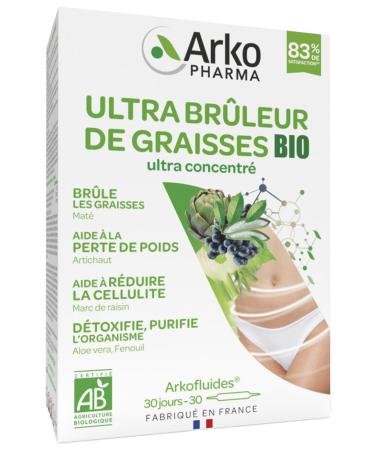 Arkopharma Arkofluides Ultra Organic Fat Burner 30 Ampoules
