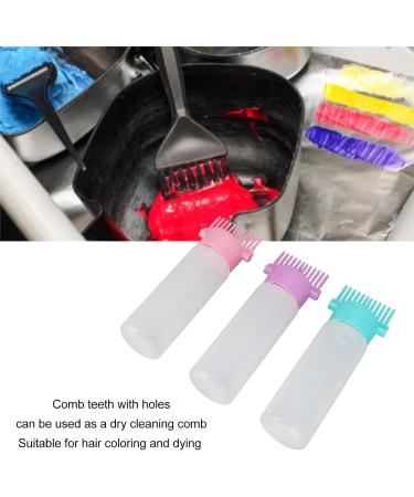 Root Comb Applicator Bottle for Hair Dye 6 Oz Easy to Use Precise Measuring Convenient Design Versatile Use and Reusable - with Comb Teeth for Dispensing Liquids - Buy Online on GoSupps.com