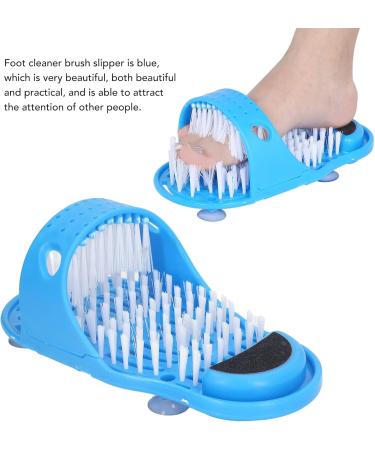BlueKey Shower Foot Scrubber Mat with Suction Cups: A Simple Feet Cleaner Exfoliating Foot Washer for Improved Dead Skin Removal and Pressure Relief - Buy Online on GoSupps.com