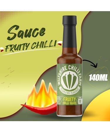 Fearless Flavour Sauce Bottle Pick N Mix - Choose From 9 Flavours - Winter Chilli Fruity Chilli Mango Chilli Sweet Chilli Caribbean Chilli Habanero Chilli - Pack of 4 x 140ml - Buy Online on GoSupps.com