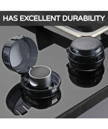Child Protection Stove Turning Buttons - 8 Pack Safety Covers for Ovens & Gas Stoves | Kitchen Child Safety (Black) - Buy Online on GoSupps.com