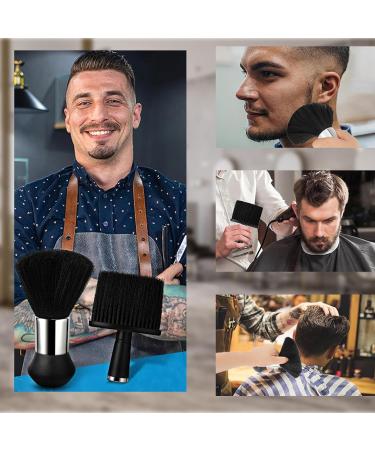 GIONAR 3-Piece Hairdressing Accessory Set Neck Brush Hairdresser Hair Brush Hair Cleaning with Haircut Hairdressing Capes Professional Hair Styling and Cleaning for the Salon Black - Buy Online on GoSupps.com