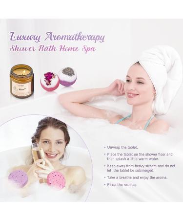 18PCS Women Spa Gift Basket - Birthday, Get Well, Self Care - Rose Lavender Bath Set - Buy Online on GoSupps.com