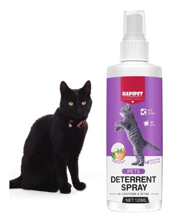 Inscape Data Cat Spray Deterrent, Anti-Scratch Cat Training Spray - Protects Furniture- Indoor & Outdoor Use Purple